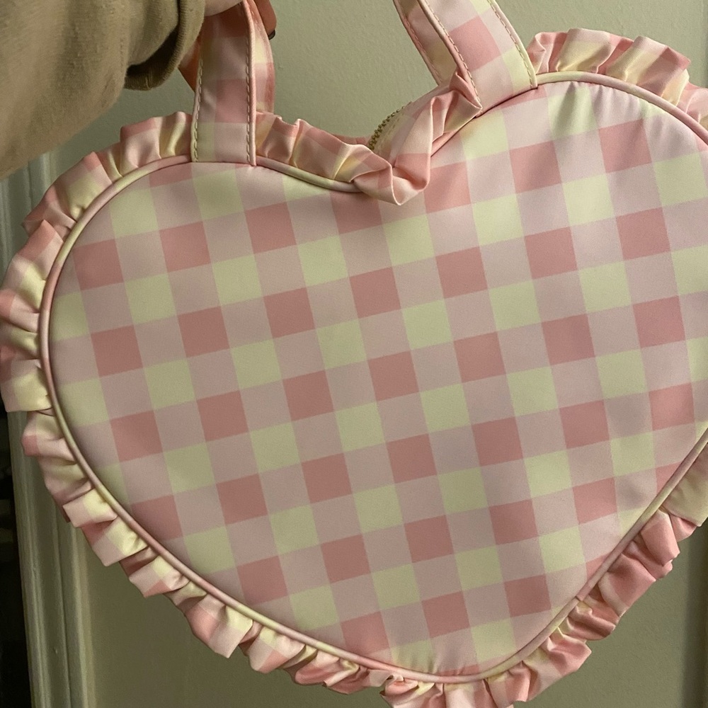 Stoney Clover Lane watermelon heart tote